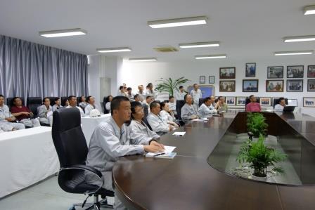 常石集團(tuán)(舟山)造船有限公司首次舉辦QC活動報告會
